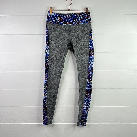 LULAROE Gray Multi Color Simply Comfortable Workout Gym‎ Yoga Leggings Size XS - Picture 1 of 10